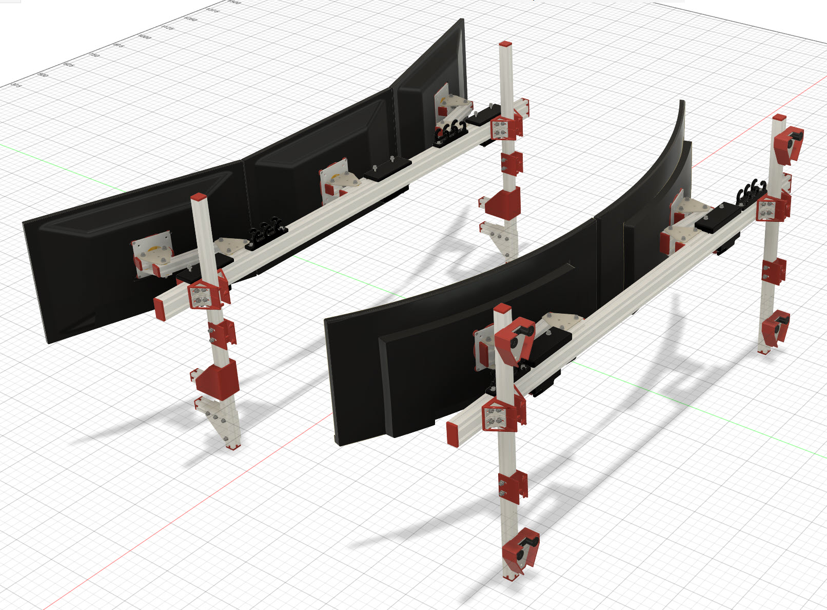 Heavy Duty Screen Mounting Brackets