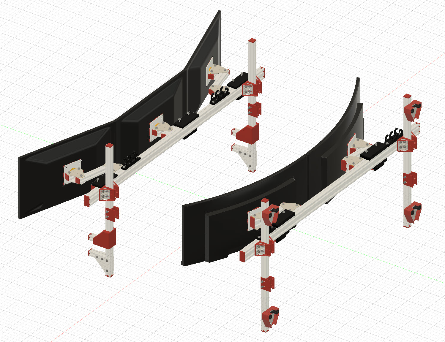 Heavy Duty Screen Mounting Brackets